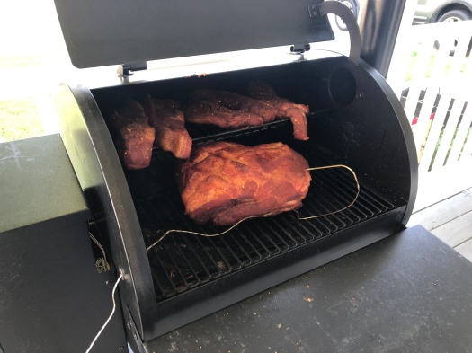 Pork Butt and Country Ribs on the Traeger Renegade Pro